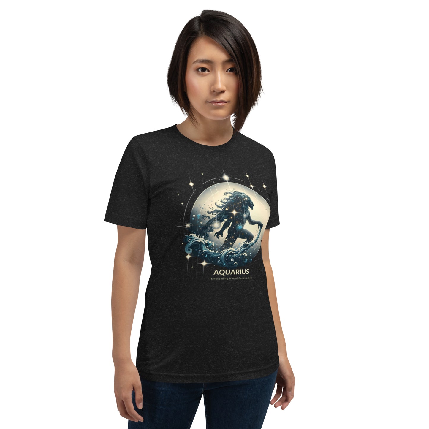 Aquarius Visionary Waves Tee - The Trailblazer's Choice