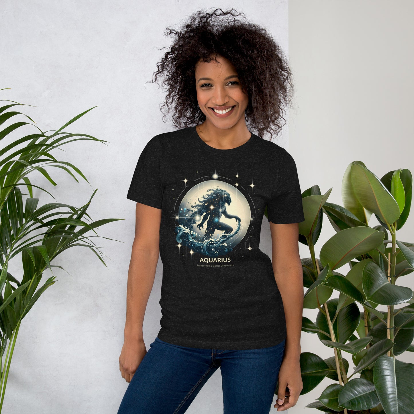 Aquarius Visionary Waves Tee - The Trailblazer's Choice