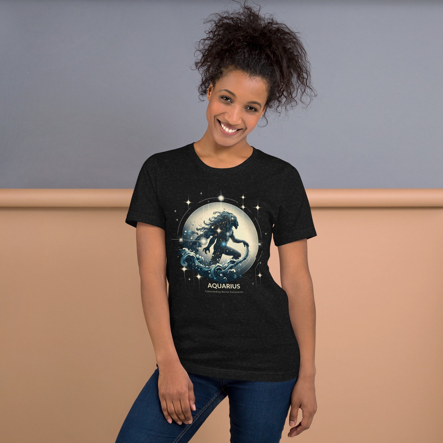 Aquarius Visionary Waves Tee - The Trailblazer's Choice