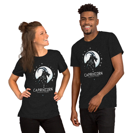 Unisex Capricorn Titan Tee – Embrace the Night Sky