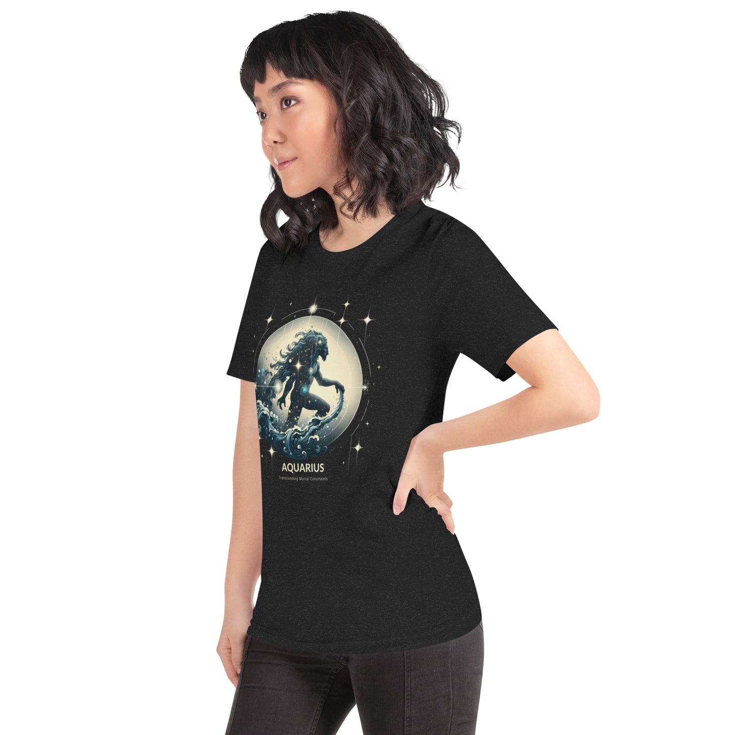 Aquarius Visionary Waves Tee - The Trailblazer's Choice