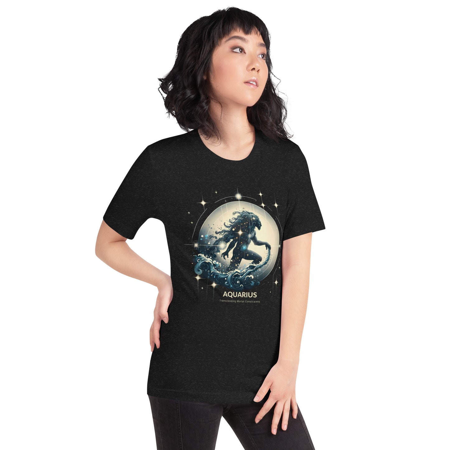 Aquarius Visionary Waves Tee - The Trailblazer's Choice