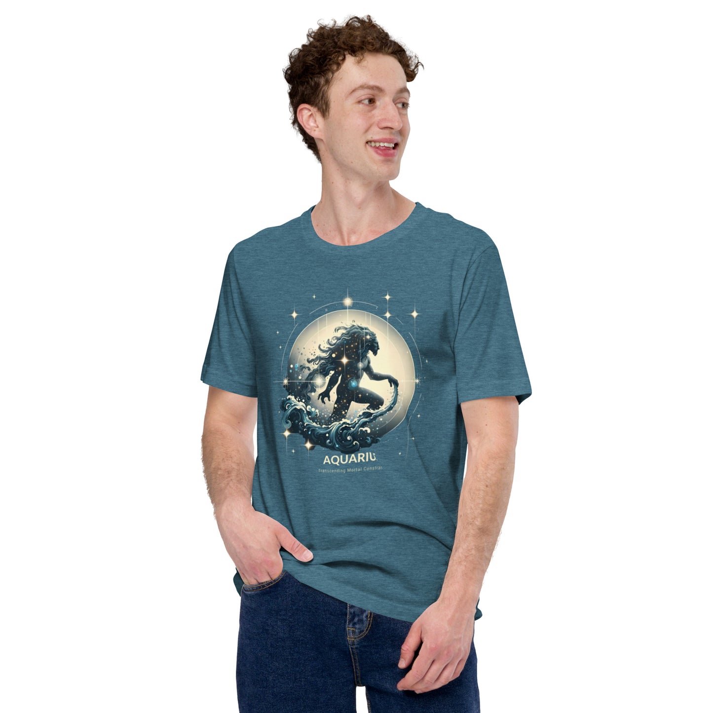 Aquarius Visionary Waves Tee - The Trailblazer's Choice