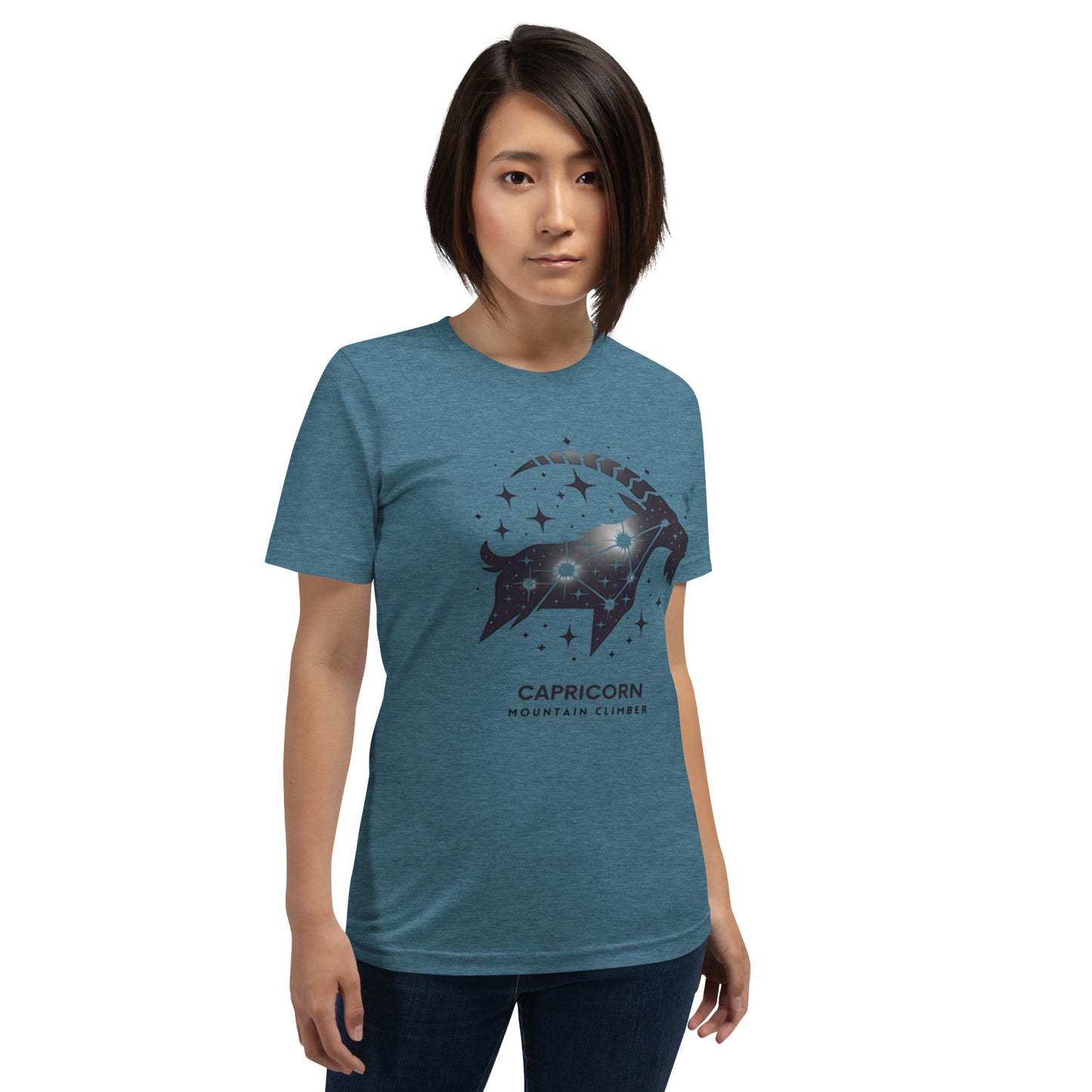 Unisex Capricorn Mountain Climber Tee - Reach New Heights