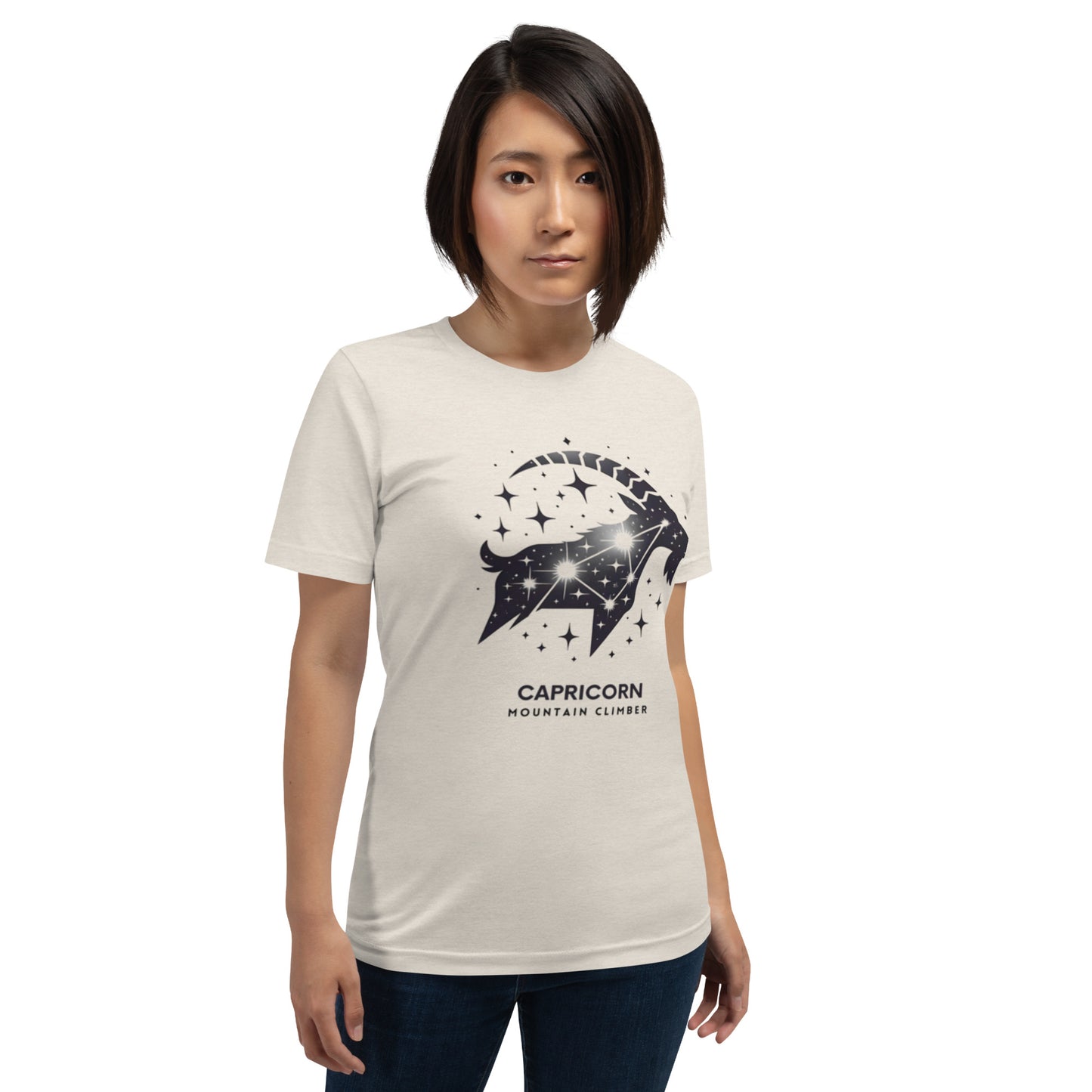 Unisex Capricorn Mountain Climber Tee - Reach New Heights