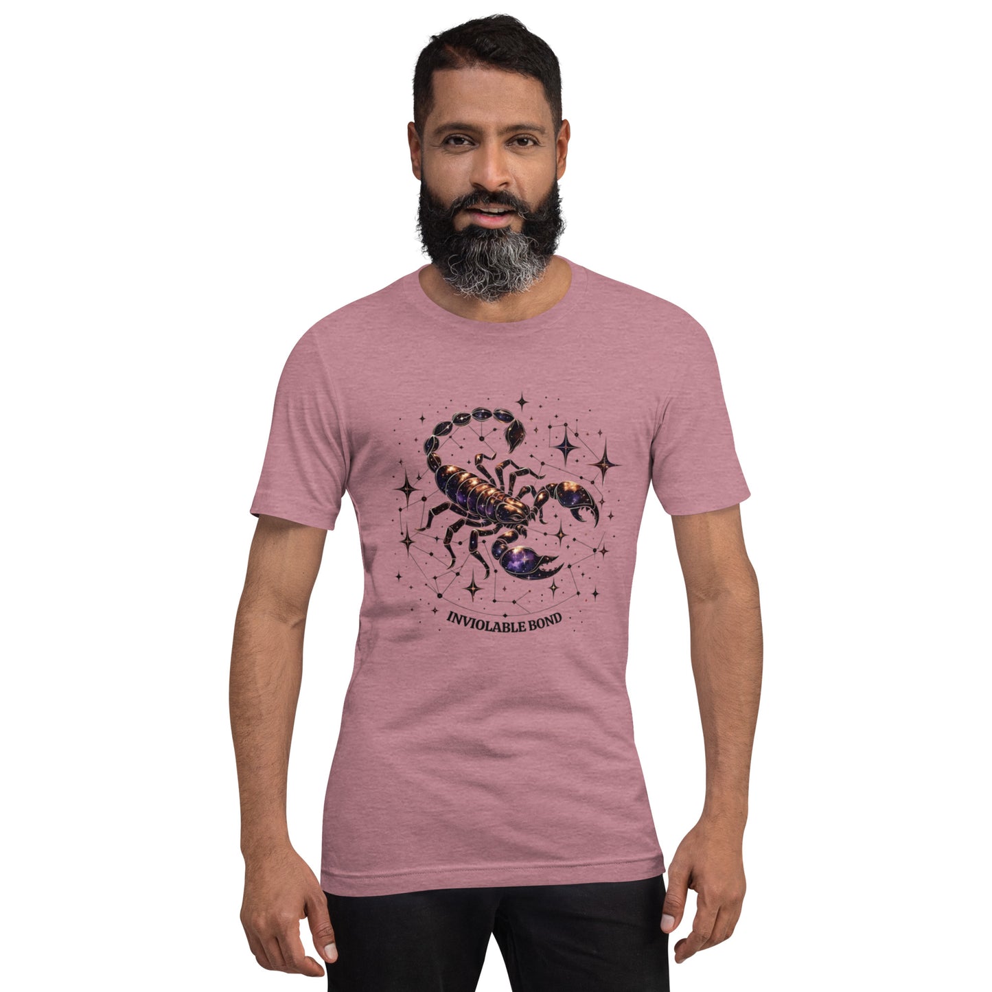 Unisex Scorpio's Intimate Aura - Galactic Bond Zodiac T-Shirt