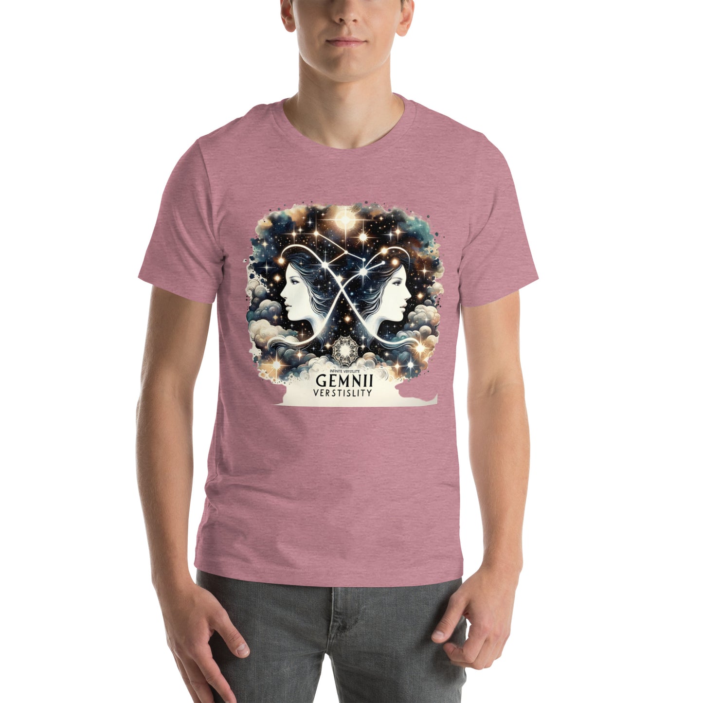 Unisex Dynamic Duality – Gemini Artistic Profile T-Shirt