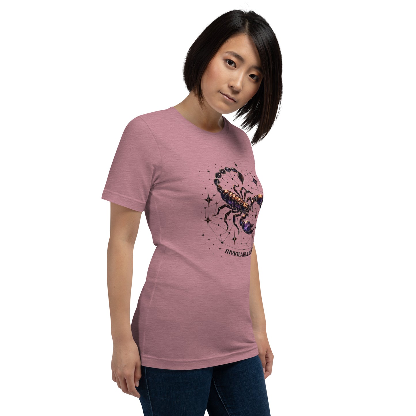 Unisex Scorpio's Intimate Aura - Galactic Bond Zodiac T-Shirt