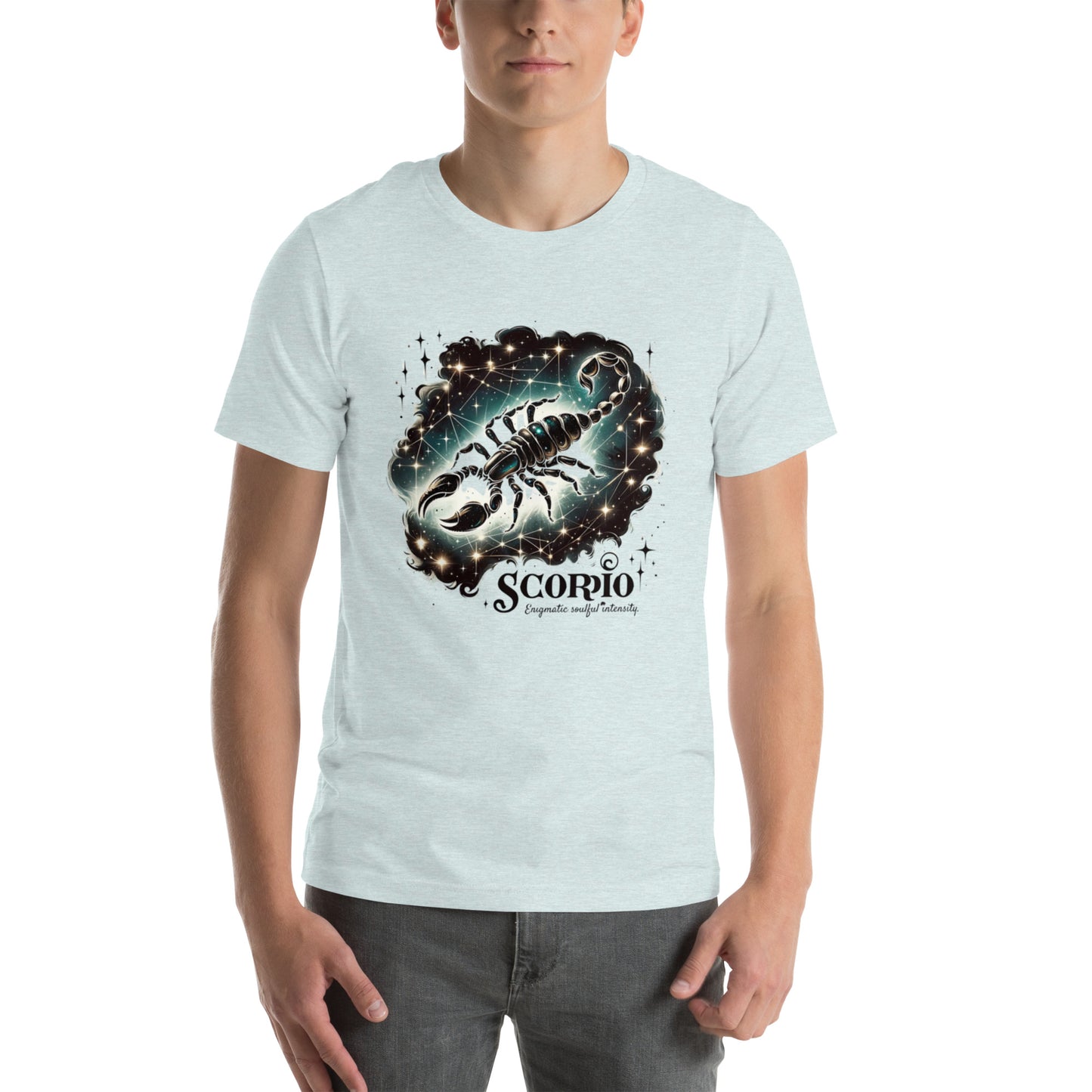 Unisex Mystic Scorpio Essence - Celestial Black Zodiac T-Shirt