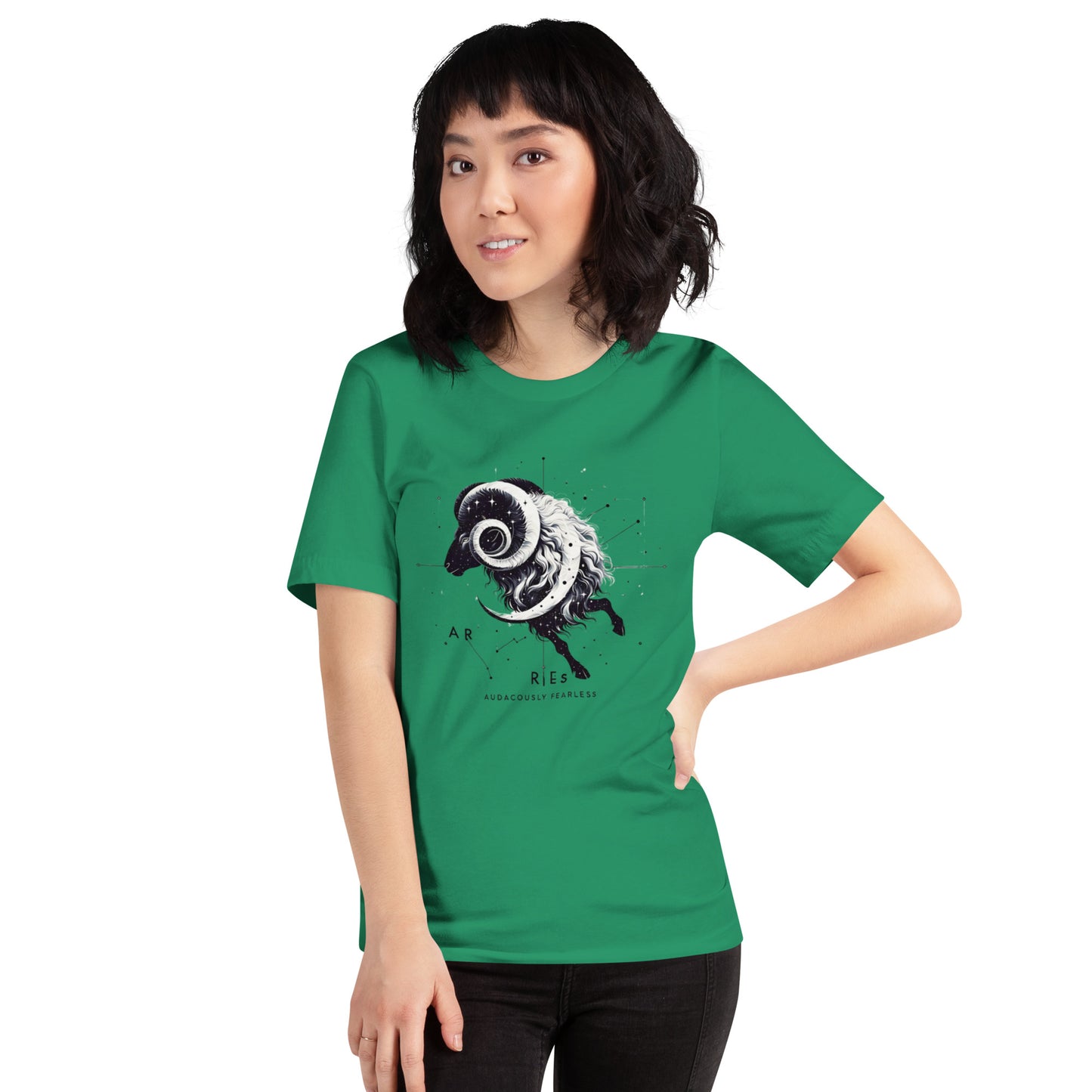 Audaciously Fearless Aries Tee – Dynamic Astrological Design T-shirt