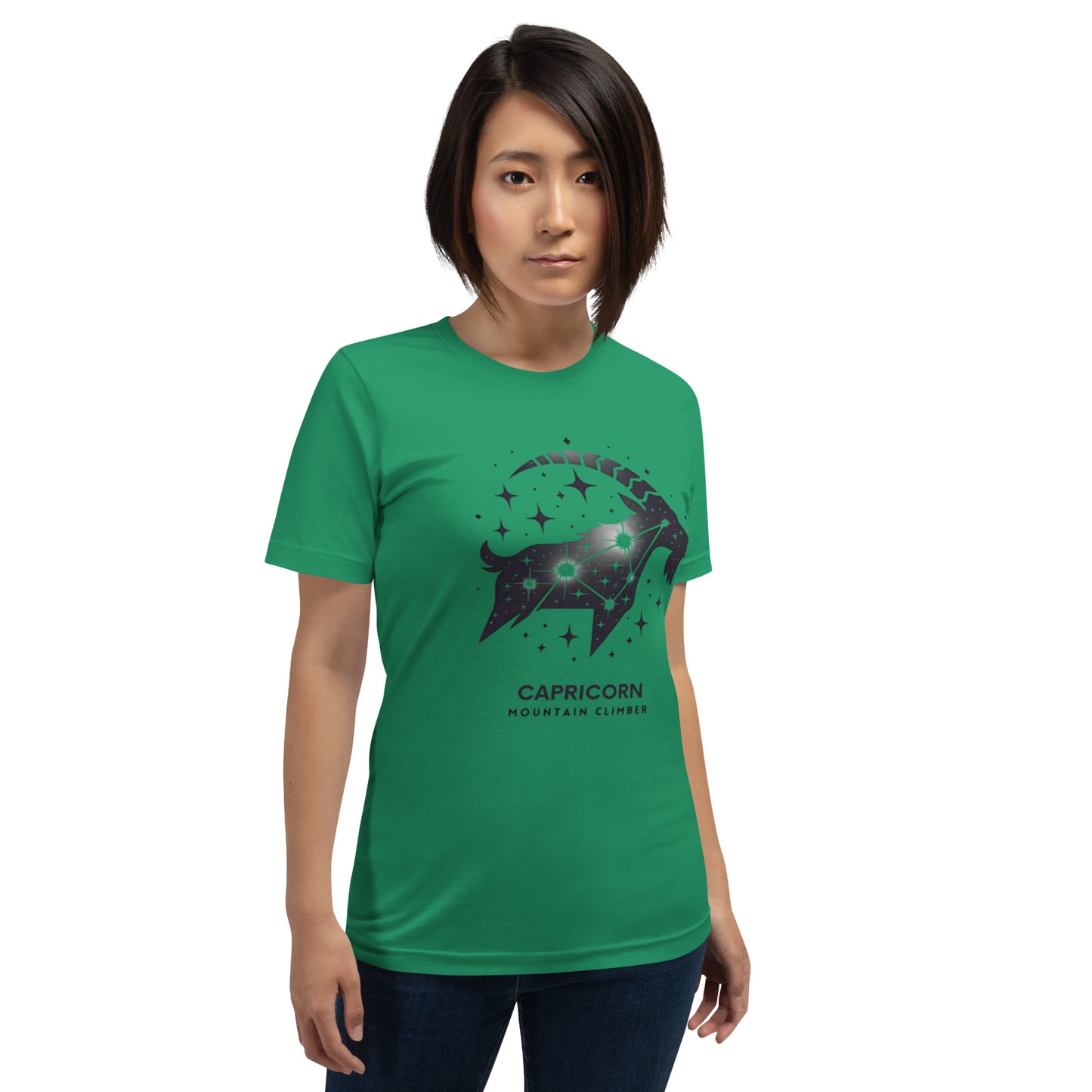 Unisex Capricorn Mountain Climber Tee - Reach New Heights