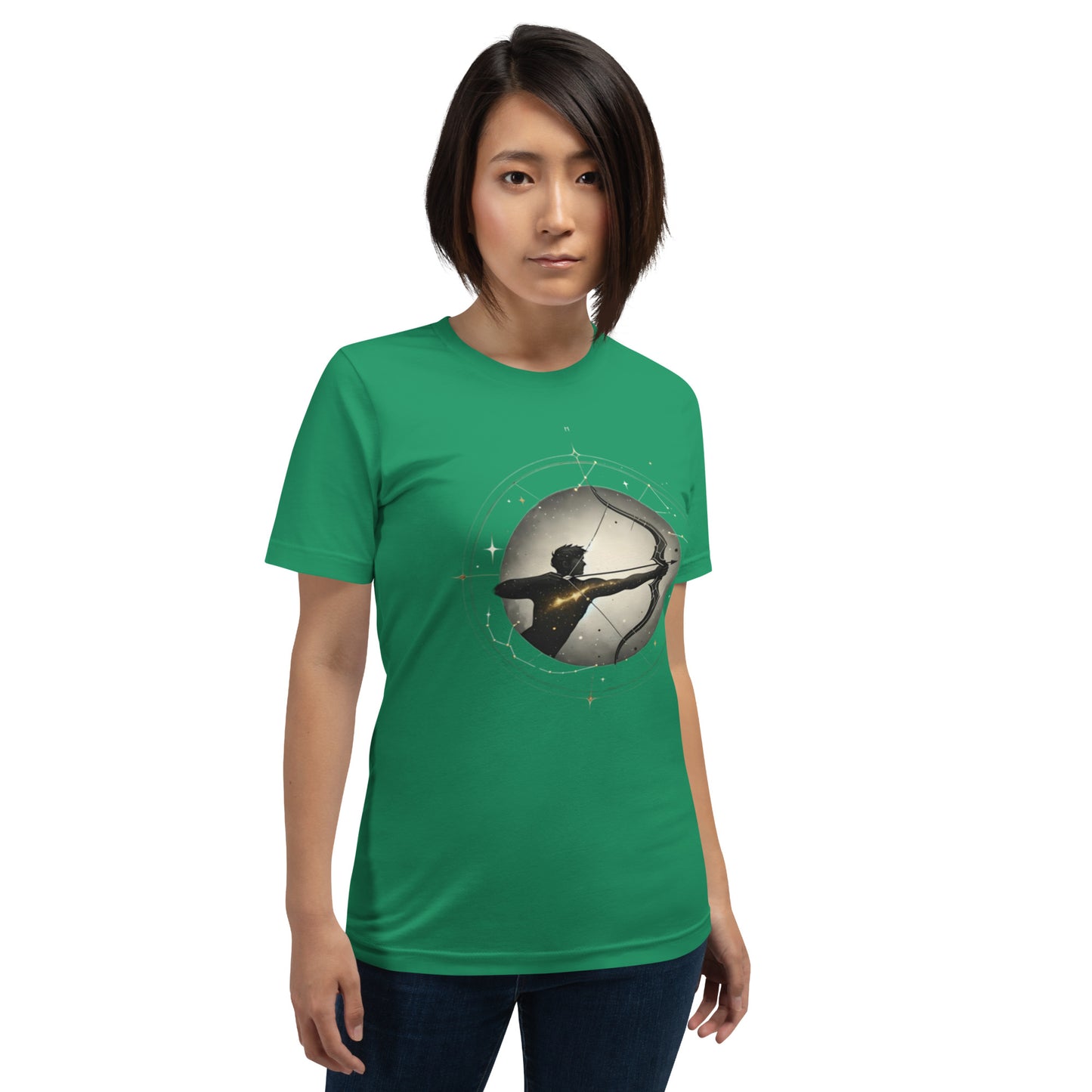 Unisex Sagittarius Archery Tee – Stellar Sagittarian Spirit | Astrological Enthusiast Collection