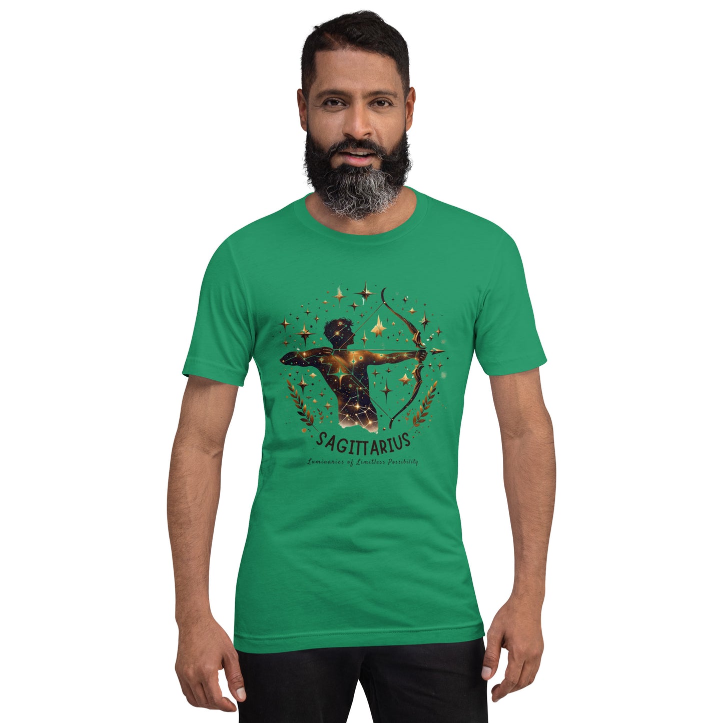 Unisex Sagittarius Emblem Tee – 'Icon of Audacious Personality' | Gift-Ready Zodiac Apparel