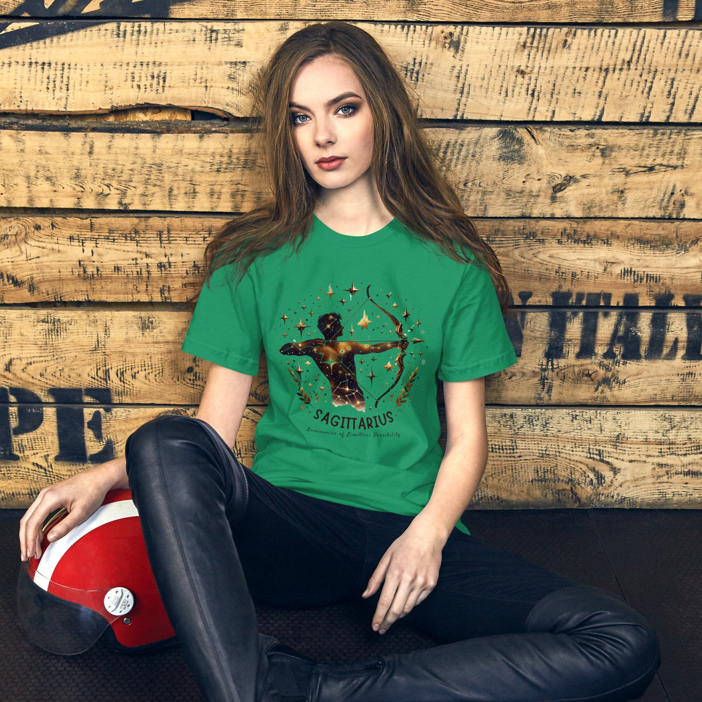 Unisex Sagittarius Emblem Tee – 'Icon of Audacious Personality' | Gift-Ready Zodiac Apparel