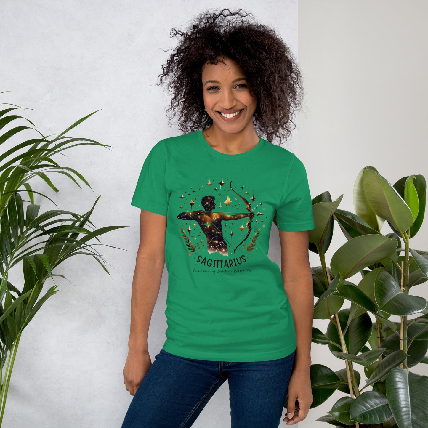 Unisex Sagittarius Emblem Tee – 'Icon of Audacious Personality' | Gift-Ready Zodiac Apparel