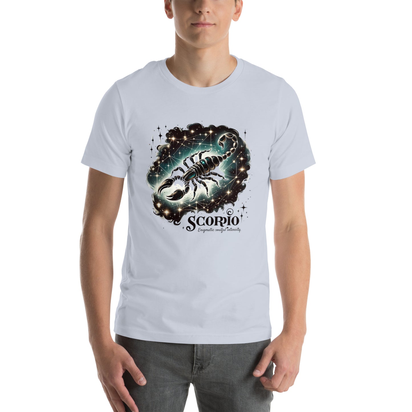 Unisex Mystic Scorpio Essence - Celestial Black Zodiac T-Shirt