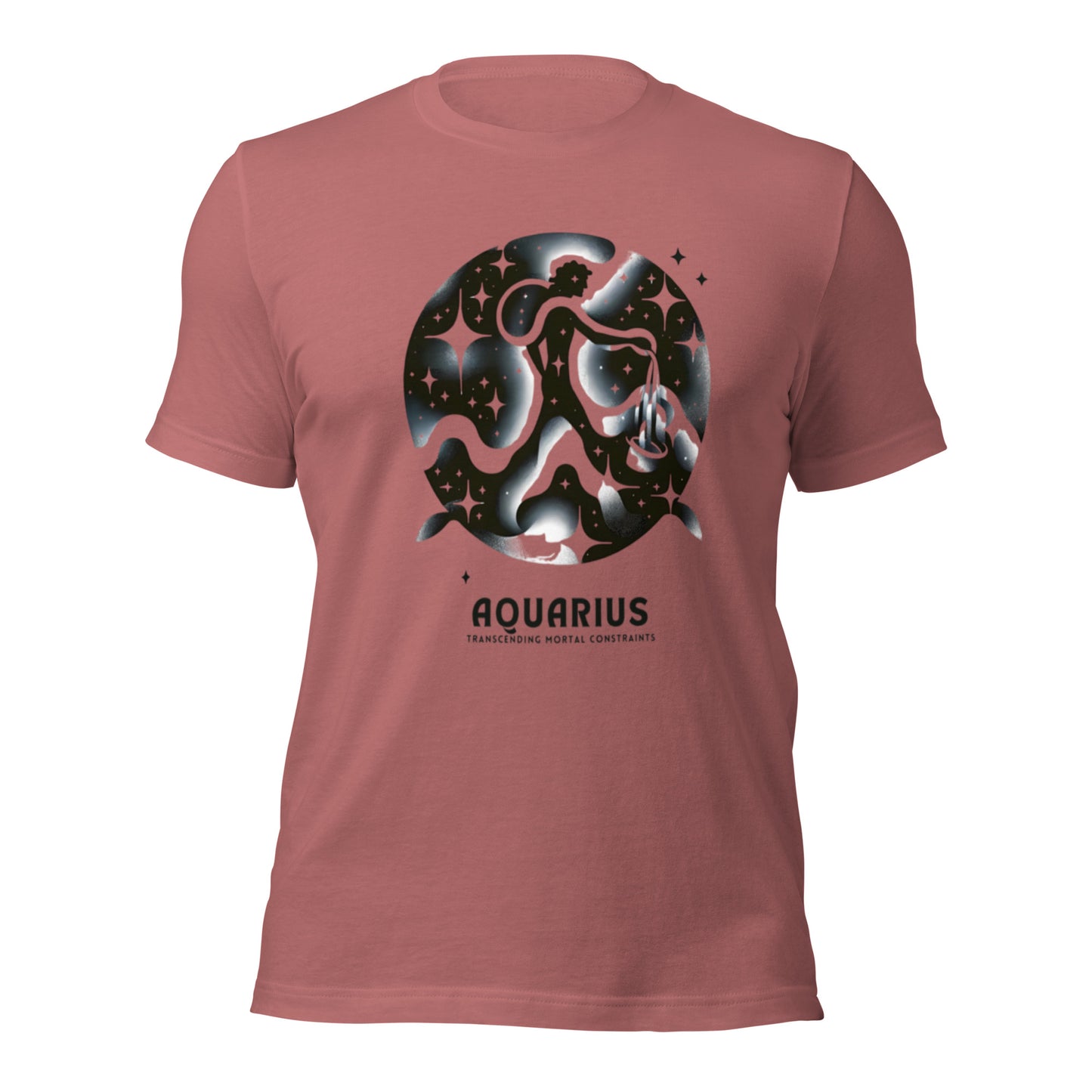 Unisex Aquarius Essence Tee - Celestial Visionary's Emblem