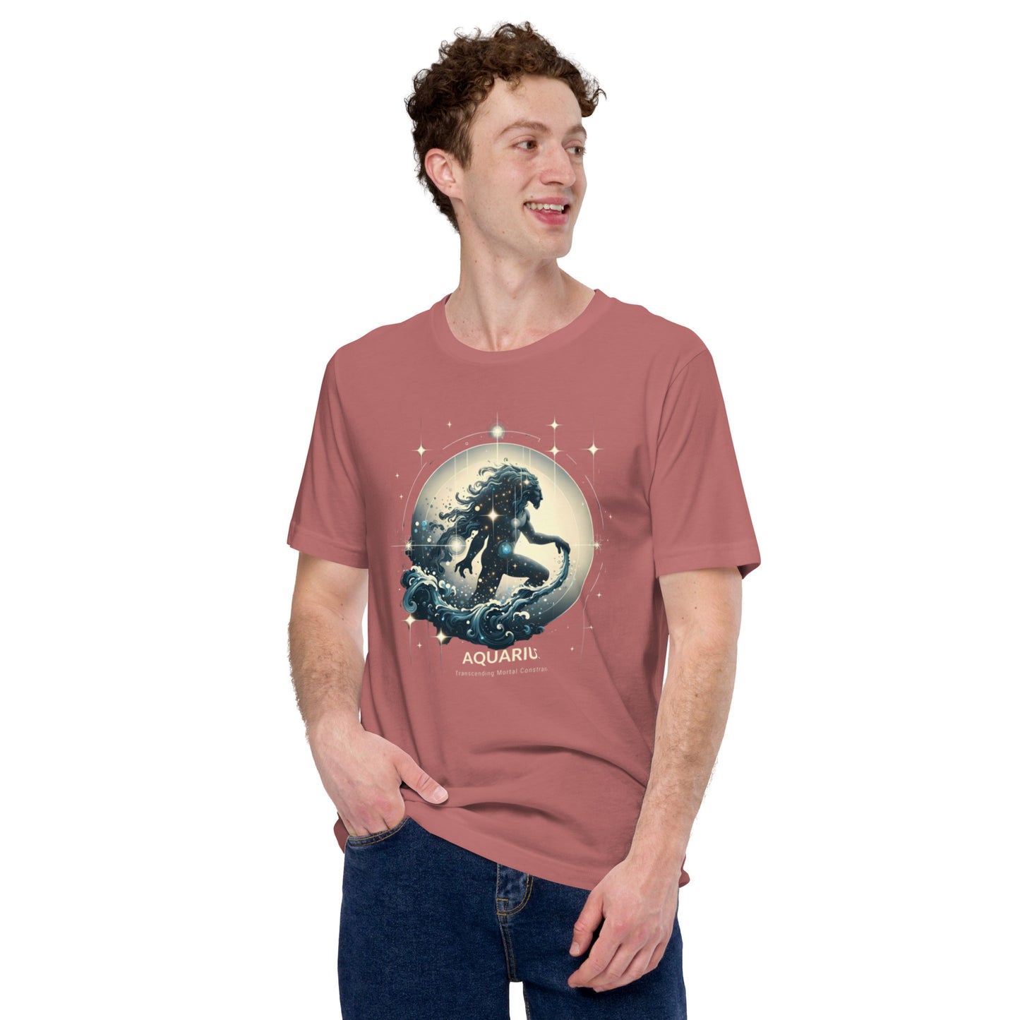 Aquarius Visionary Waves Tee - The Trailblazer's Choice