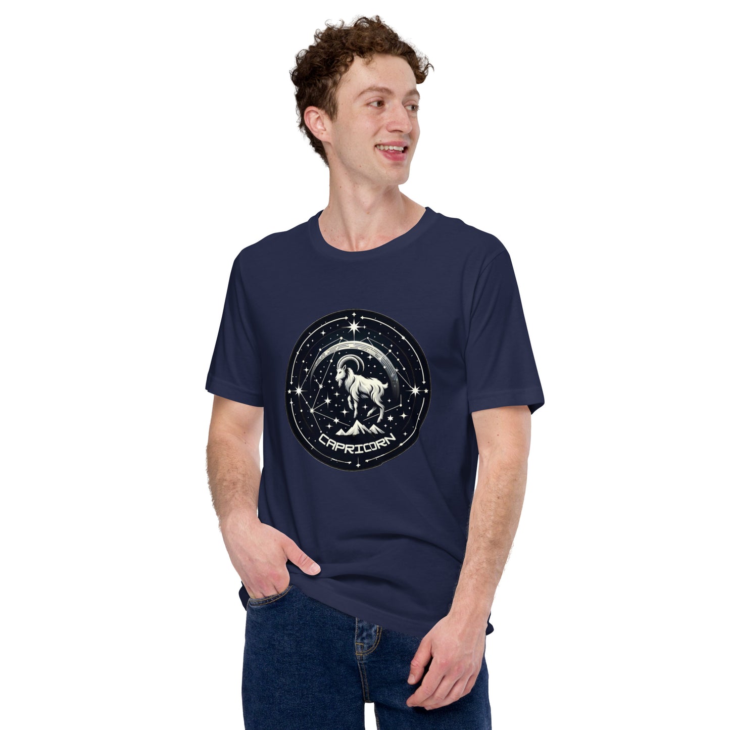 Unisex Stellar Capricorn Constellation Tee - Celestial Resilience