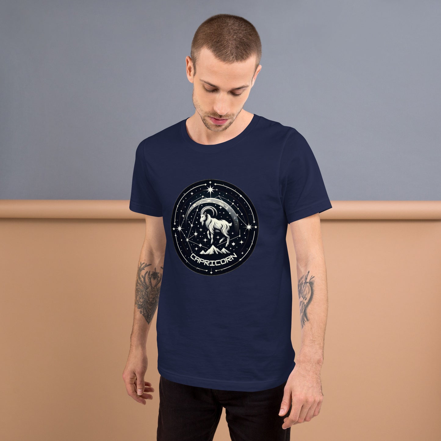 Unisex Stellar Capricorn Constellation Tee - Celestial Resilience