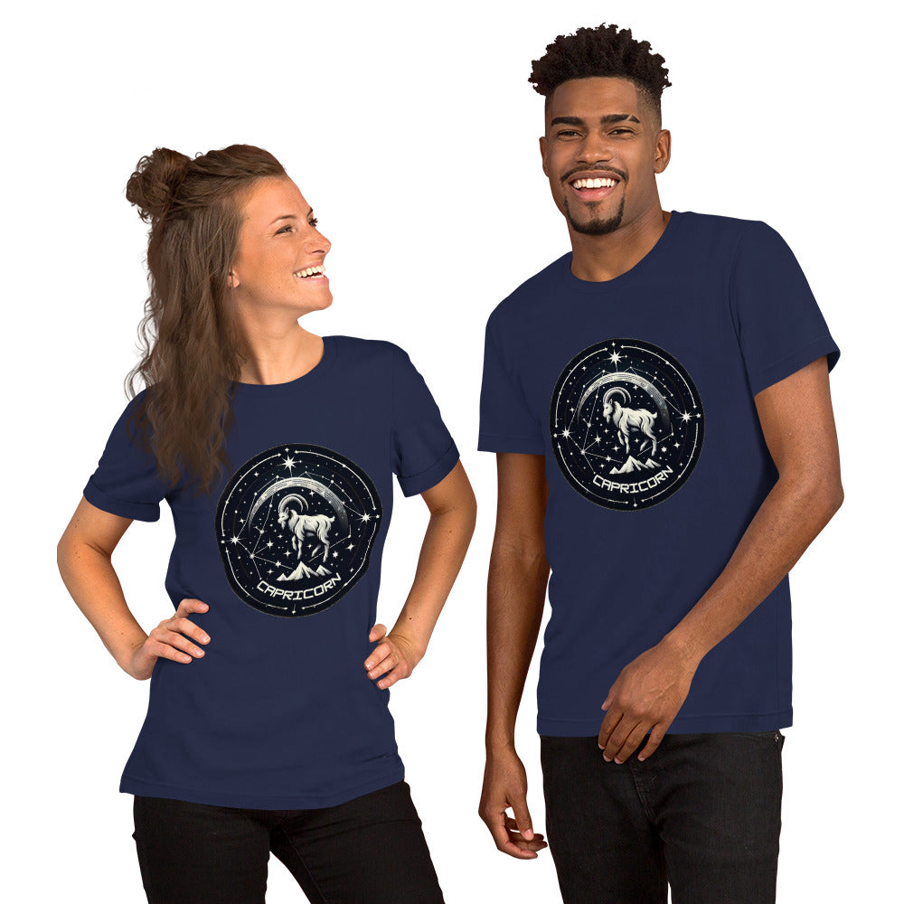 Unisex Stellar Capricorn Constellation Tee - Celestial Resilience