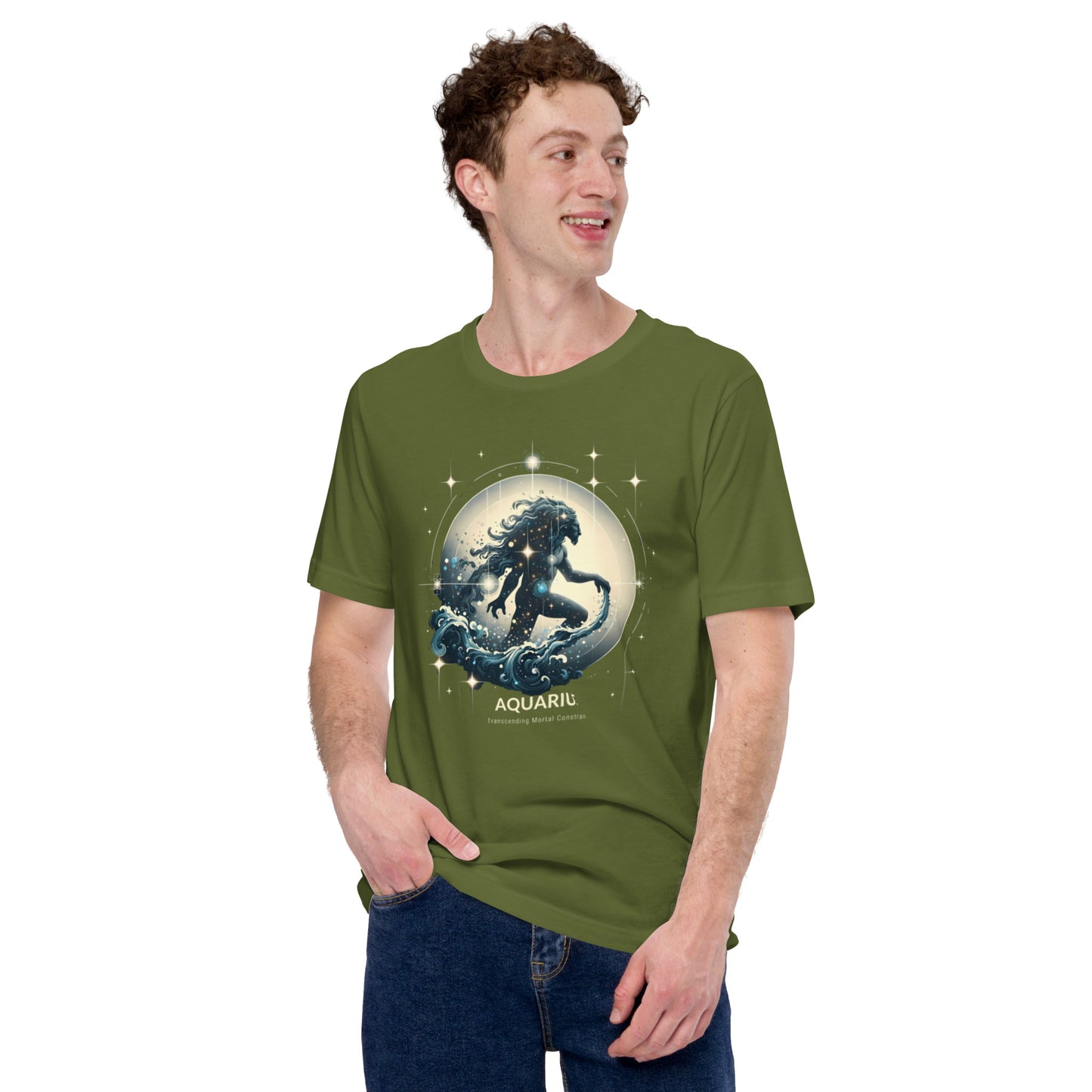 Aquarius Visionary Waves Tee - The Trailblazer's Choice