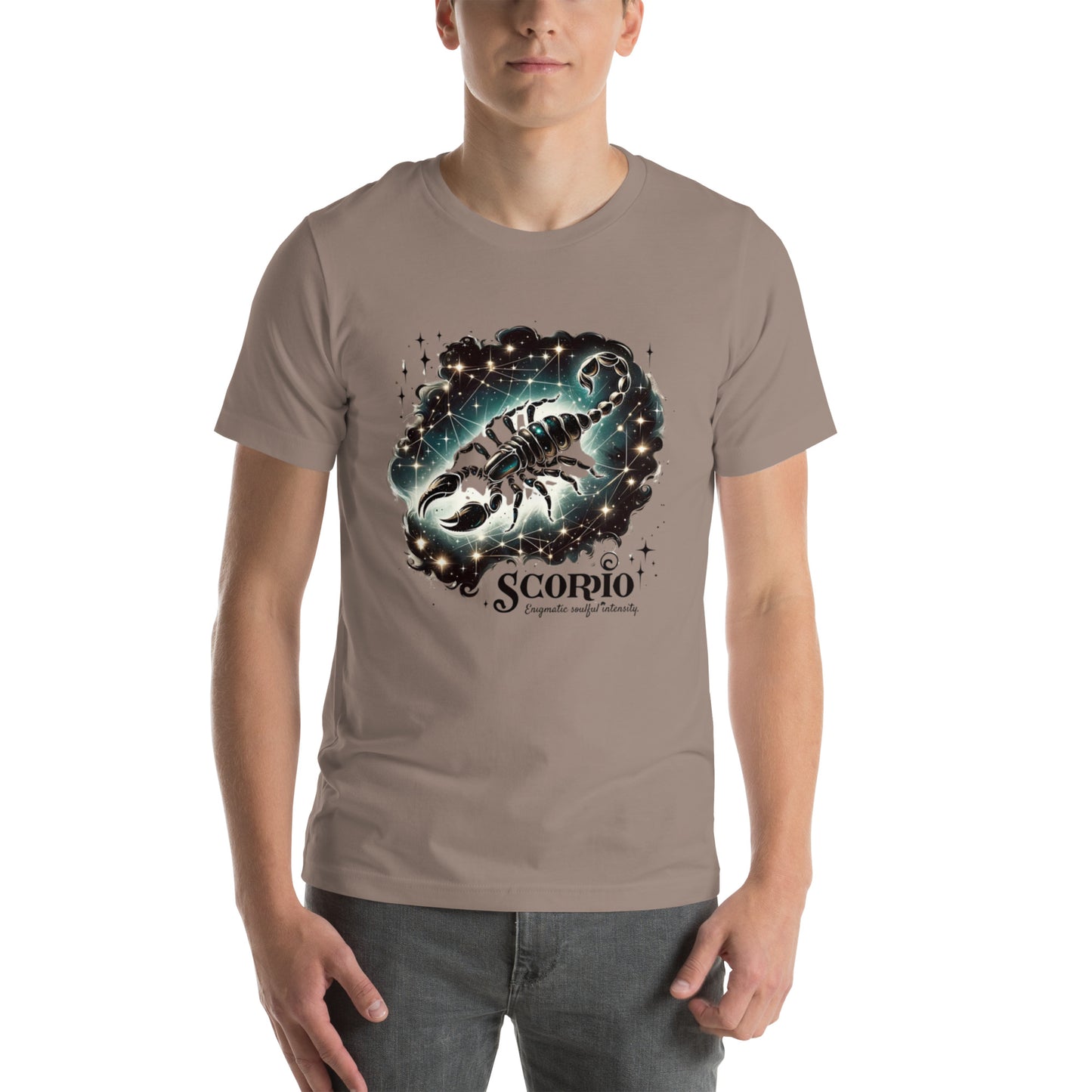 Unisex Mystic Scorpio Essence - Celestial Black Zodiac T-Shirt