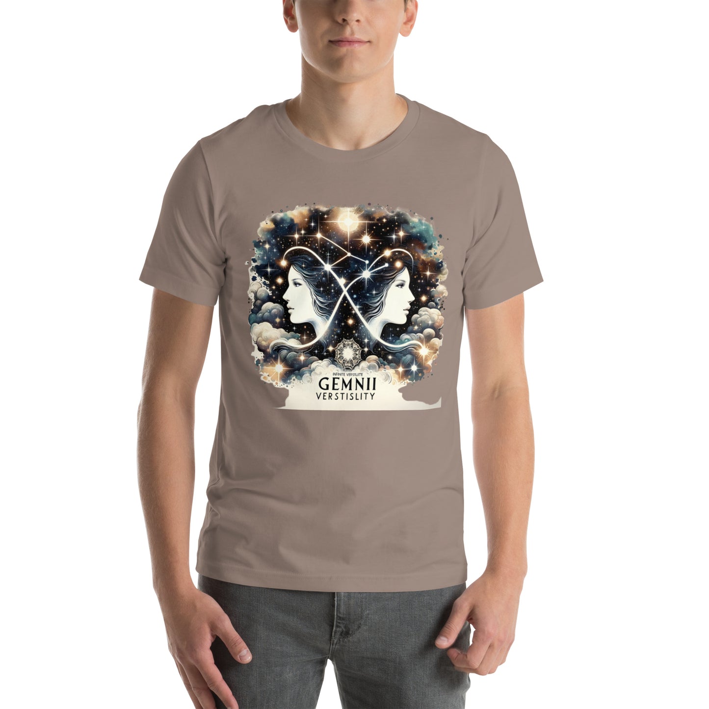 Unisex Dynamic Duality – Gemini Artistic Profile T-Shirt