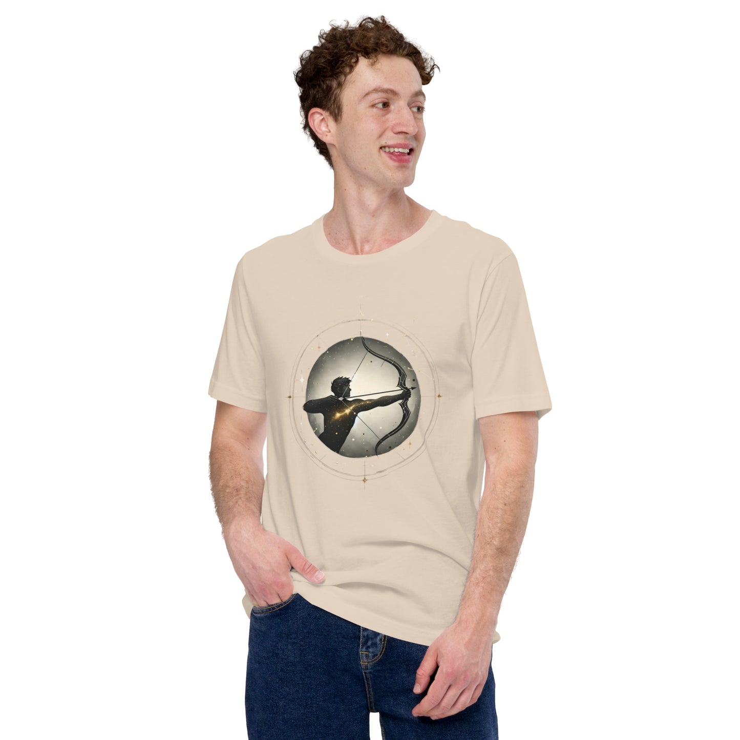 Unisex Sagittarius Archery Tee – Stellar Sagittarian Spirit | Astrological Enthusiast Collection