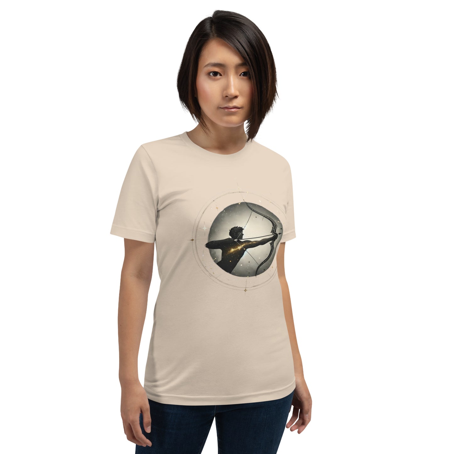 Unisex Sagittarius Archery Tee – Stellar Sagittarian Spirit | Astrological Enthusiast Collection