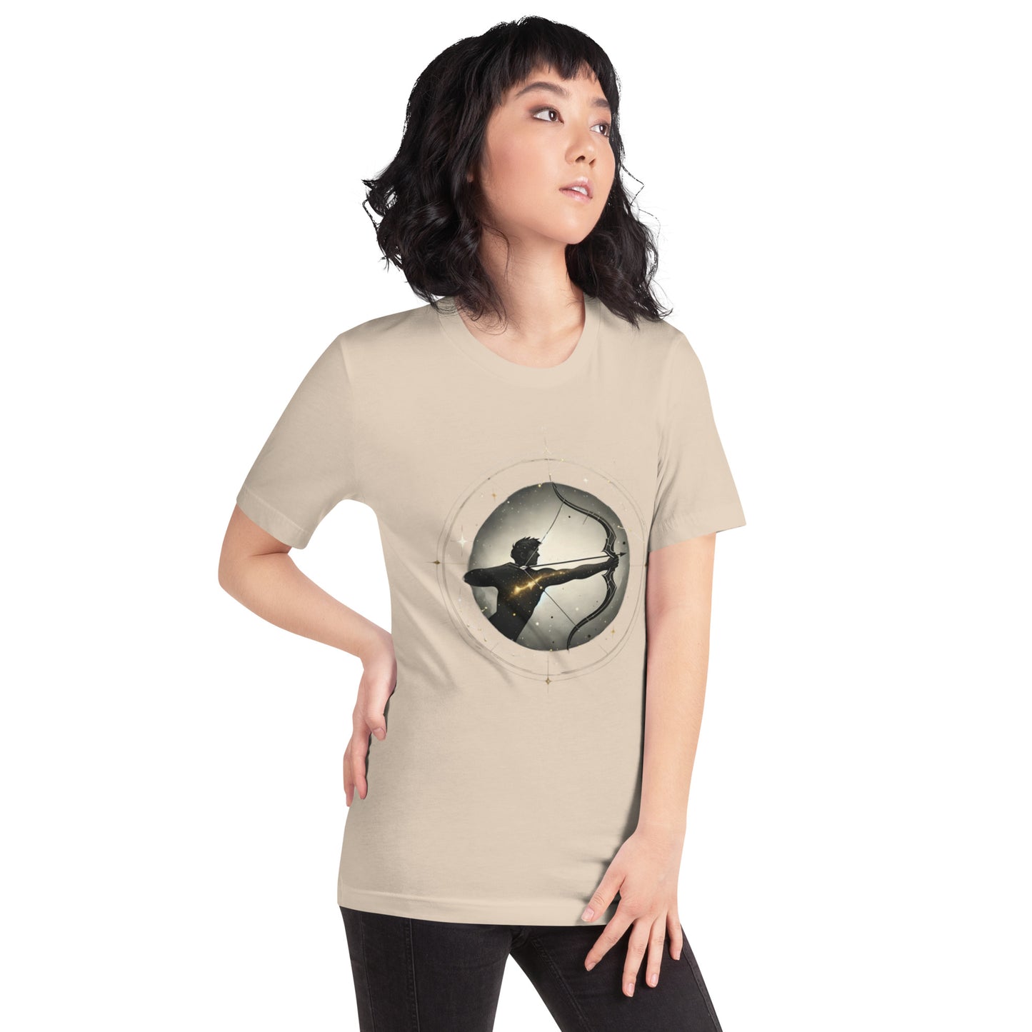 Unisex Sagittarius Archery Tee – Stellar Sagittarian Spirit | Astrological Enthusiast Collection