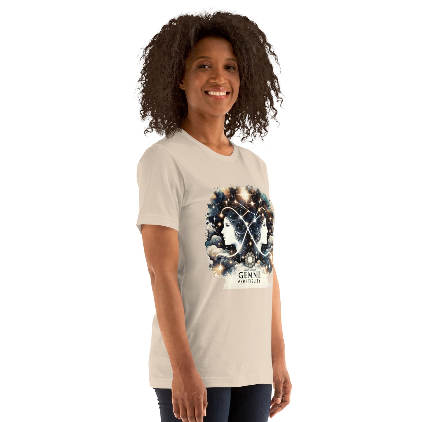 Unisex Dynamic Duality – Gemini Artistic Profile T-Shirt