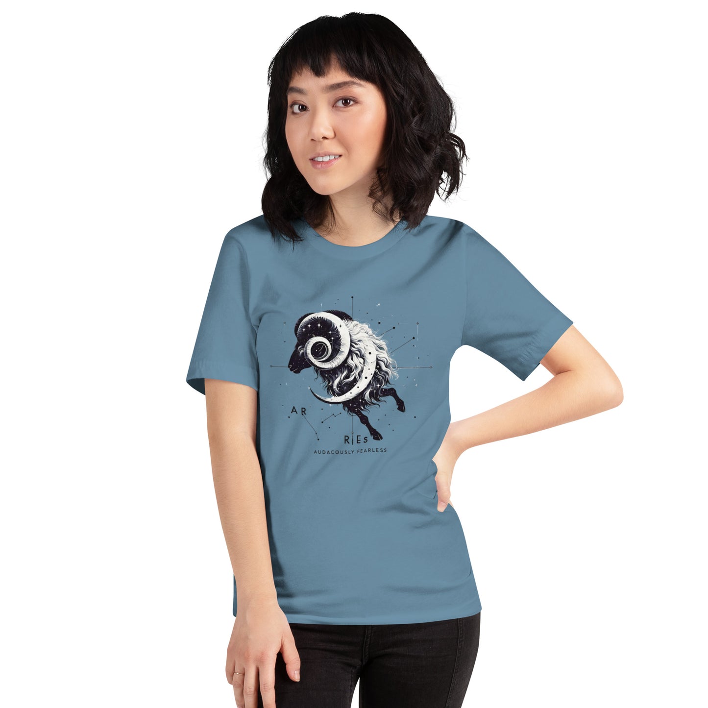 Audaciously Fearless Aries Tee – Dynamic Astrological Design T-shirt