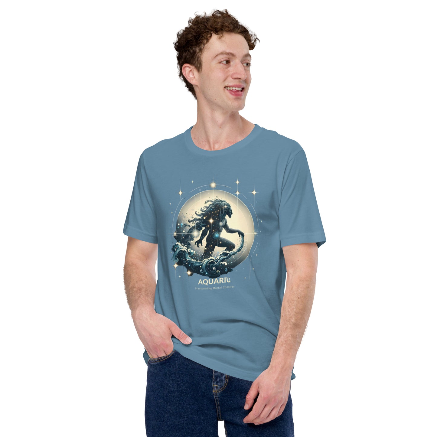 Aquarius Visionary Waves Tee - The Trailblazer's Choice