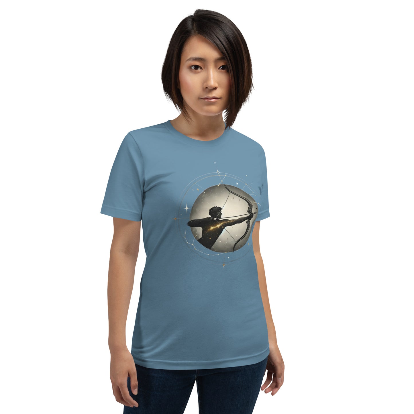 Unisex Sagittarius Archery Tee – Stellar Sagittarian Spirit | Astrological Enthusiast Collection