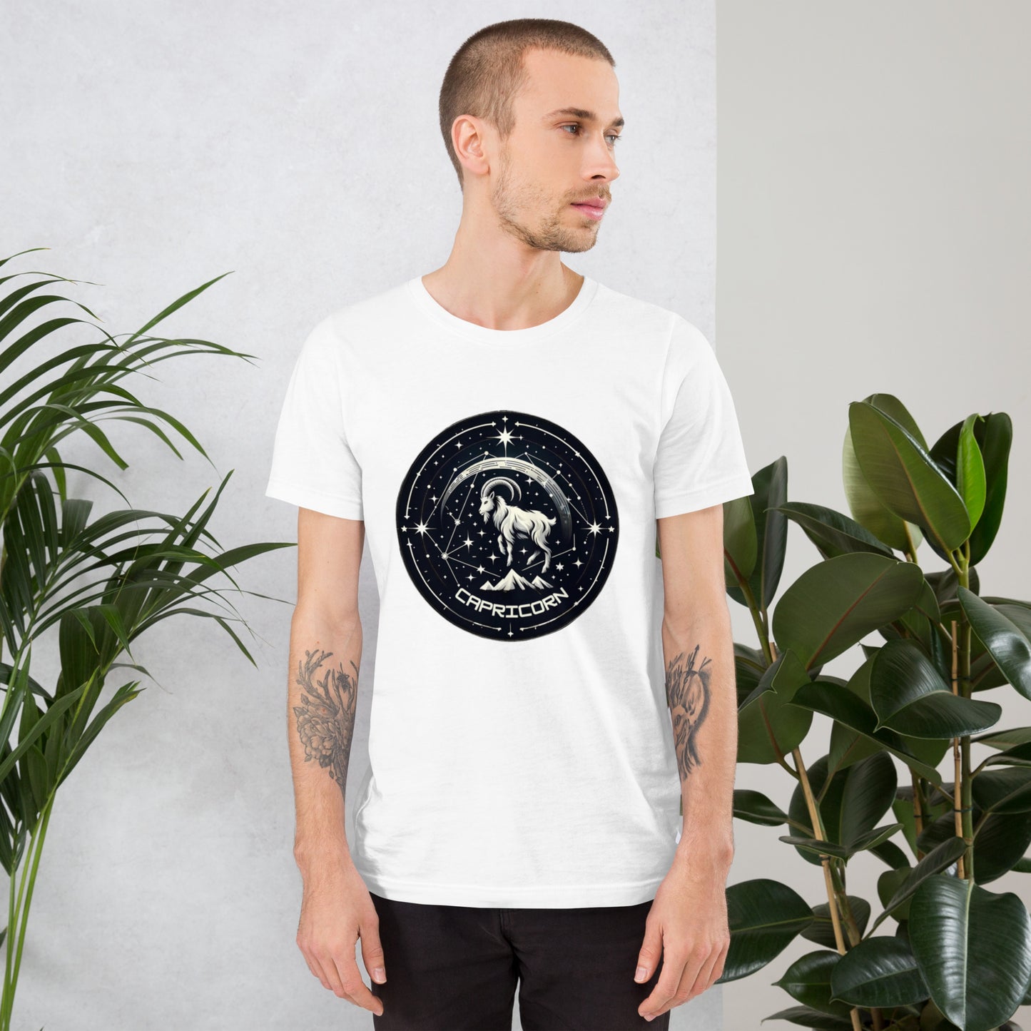 Unisex Stellar Capricorn Constellation Tee - Celestial Resilience