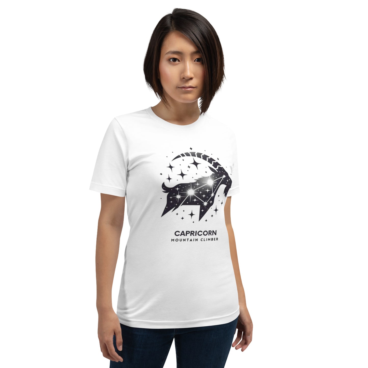 Unisex Capricorn Mountain Climber Tee - Reach New Heights