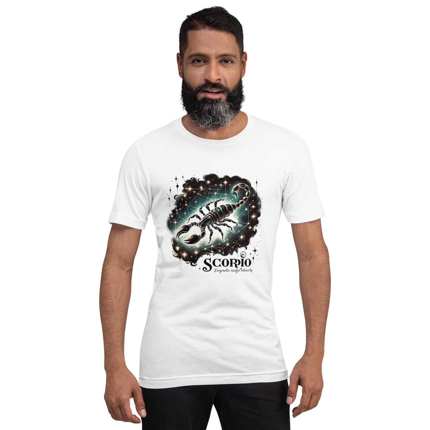 Unisex Mystic Scorpio Essence - Celestial Black Zodiac T-Shirt