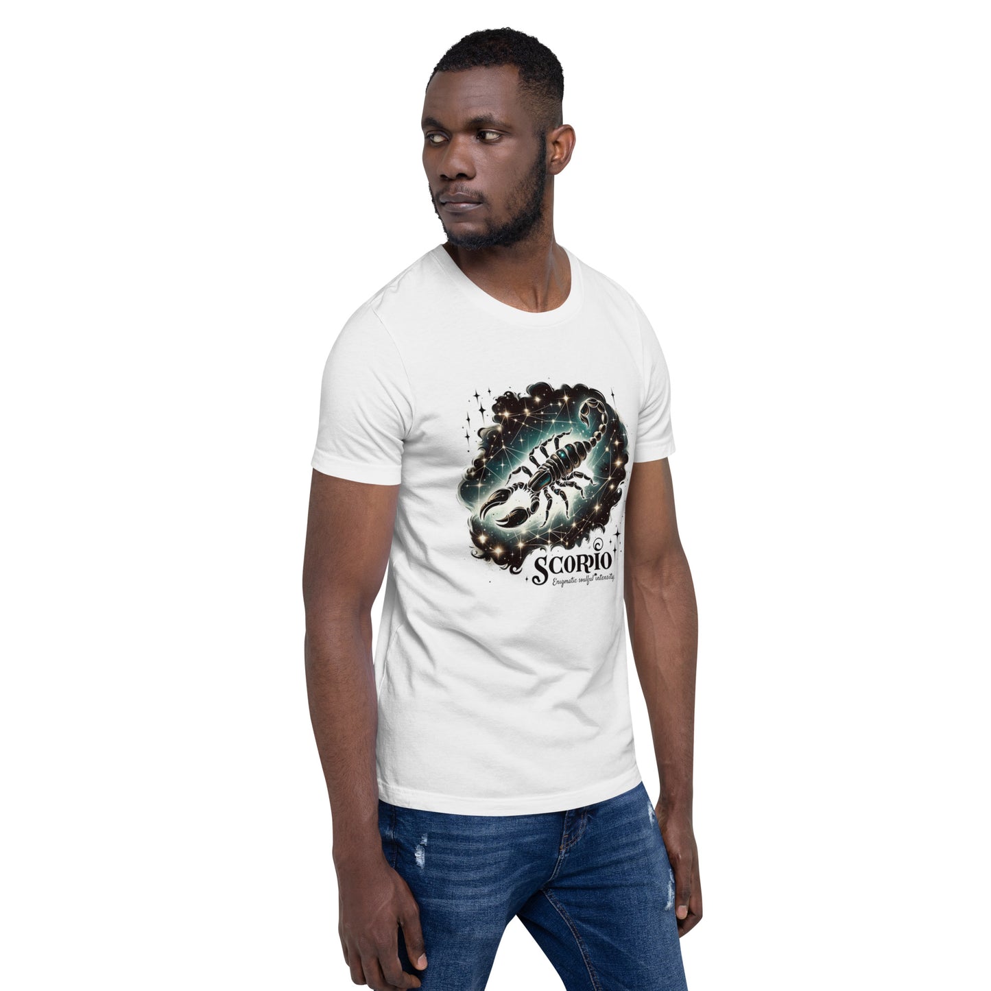 Unisex Mystic Scorpio Essence - Celestial Black Zodiac T-Shirt