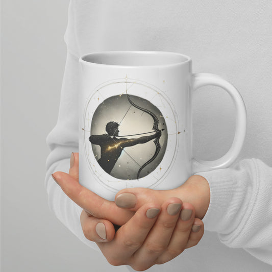 Golden Archer Sagittarius - Celestial Wisdom Mug